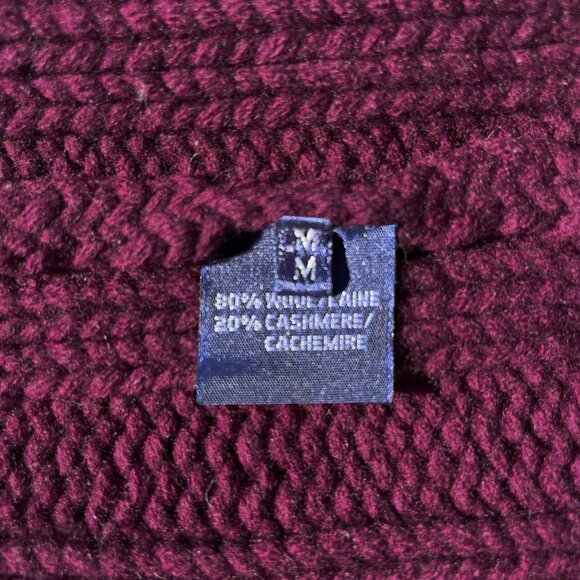 Ralph Lauren Cashmere Wool Cable Knit High Neck Sweater - Picture 4 of 4